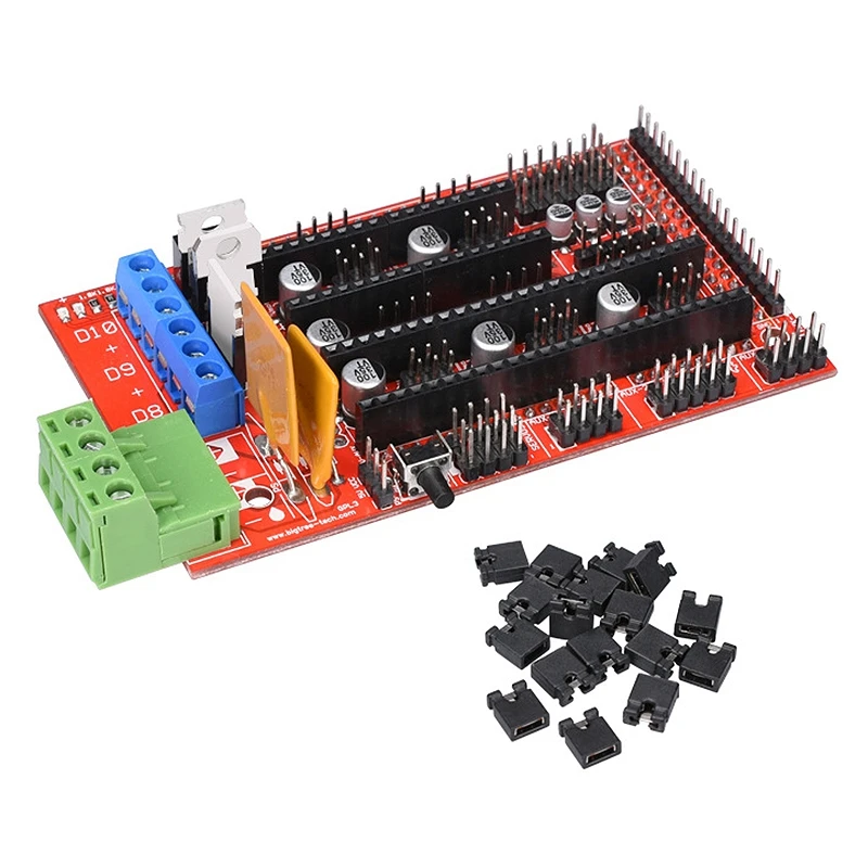 3D Printer Control Board Kit 2560R3 Main Control + RAMPS 1.4 + 4988 Driver