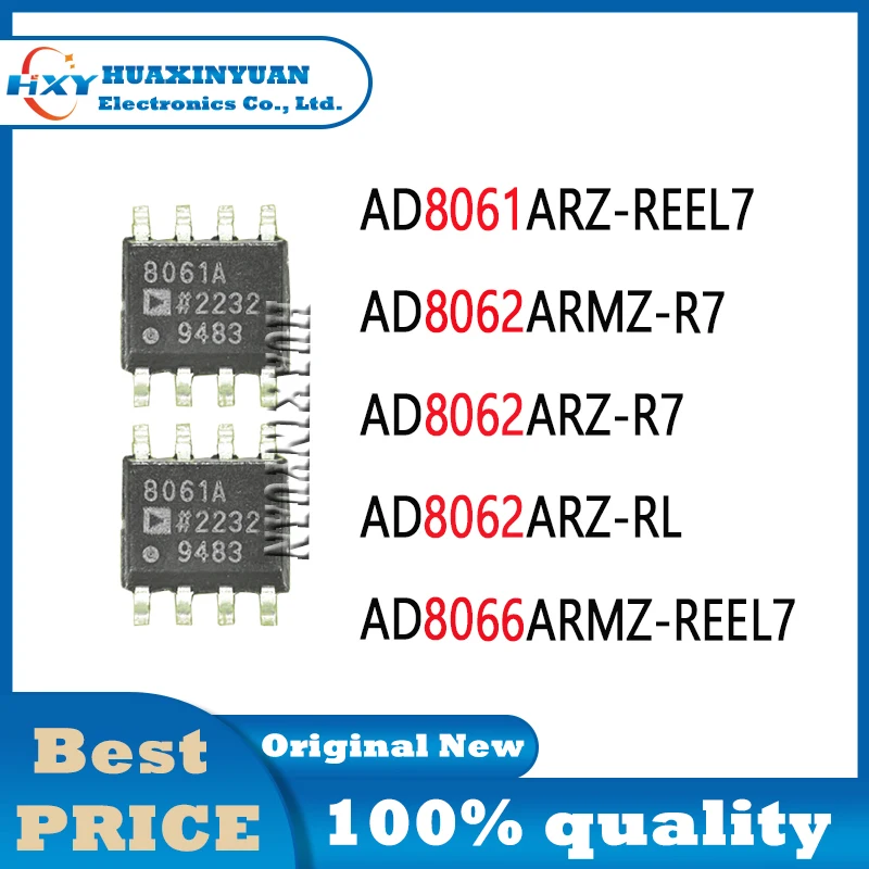 1PCS/LOT AD8061ARZ-REEL7 AD8062ARMZ-R7 AD8062ARZ-R7 AD8062ARZ-RL AD8066ARMZ-REEL7 AD8061 A New and Original  Ic Chip In Stock IC