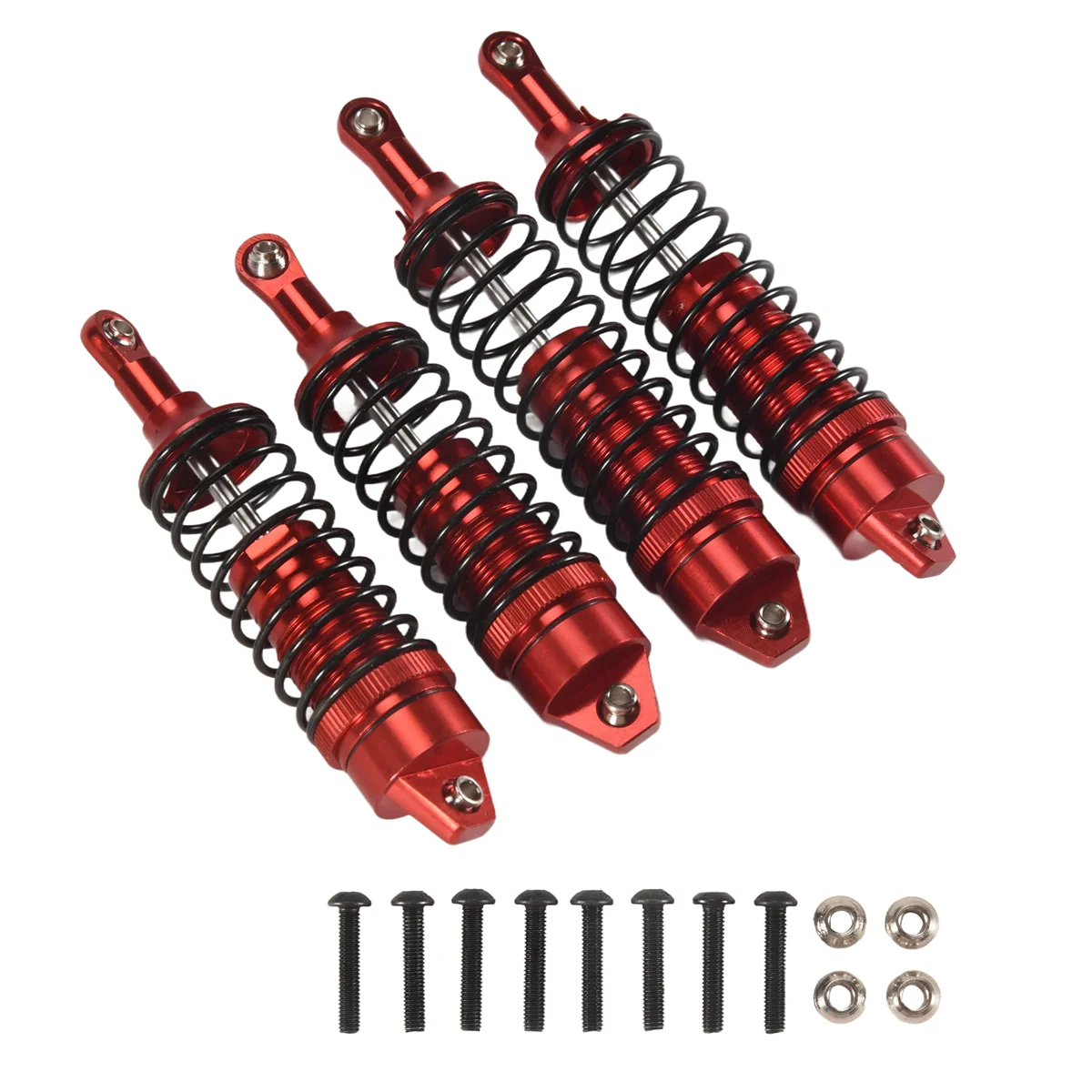 Amortiguador delantero y trasero de Metal Ultra duradero para Traxxas Slash 4X4 VXL 2WD Rustler Stampede Hoss 1/10 RC piezas de actualización de coche