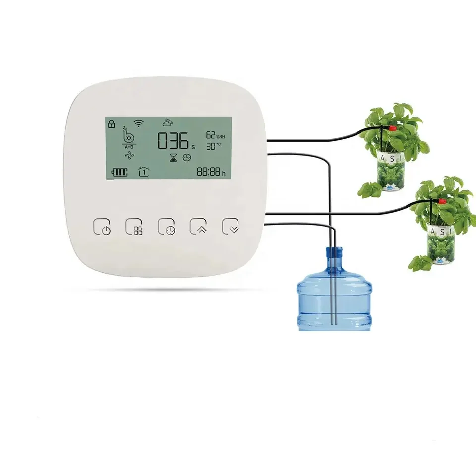 Tuya WIFI Smart Garden Watering Timers Automatic Drip Irrigation Controller Water Valve Garden Smart Irrigation Watering System