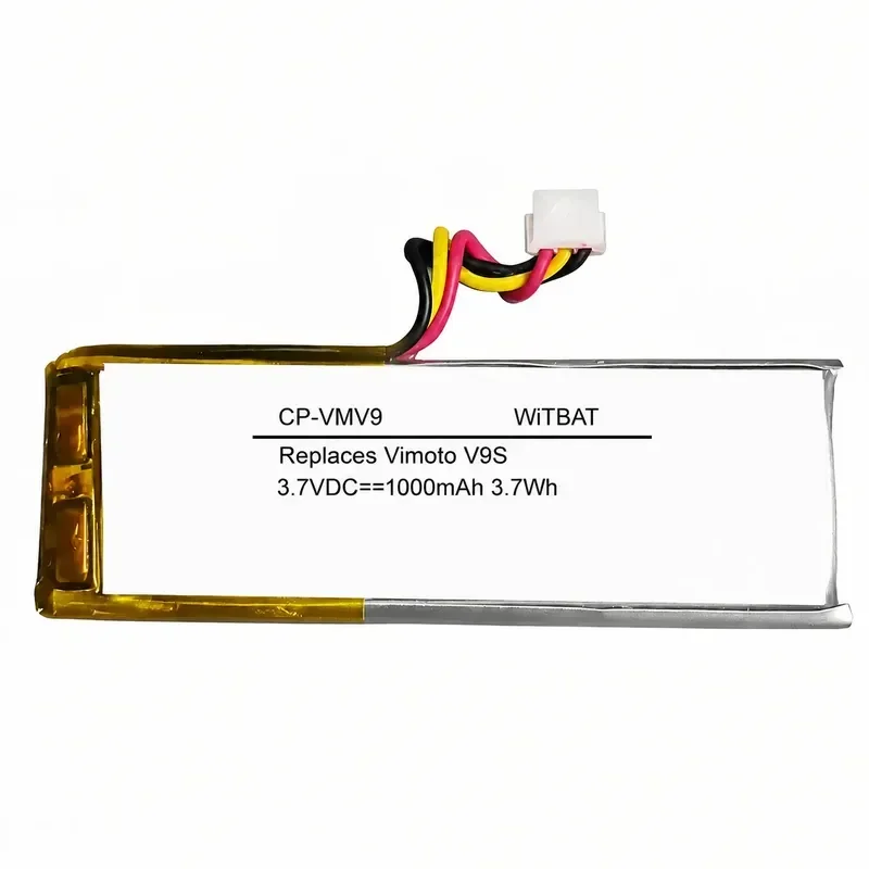 for Vimoto V9s Helmet Headphone Battery