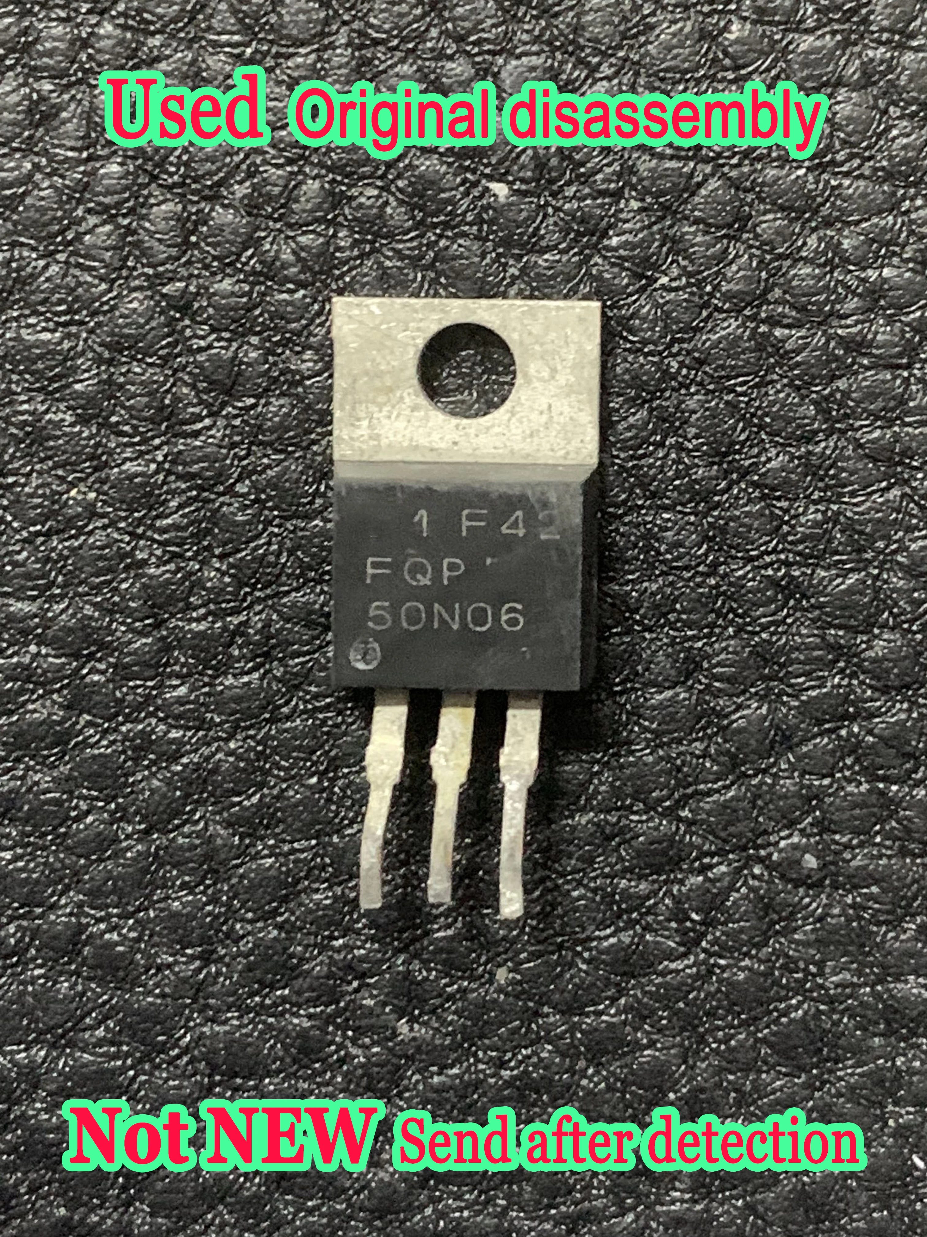 Used 10pcs FQP50N06 TO220 RFP50N06 50N06 50A 600V MOSFET TO-220 In Stock Original disassembly