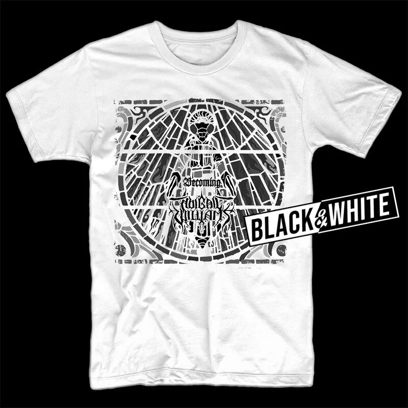 تي شيرت Abigail Williams In The Absence Of Light Album أسود وأبيض مقاسات S-5XL