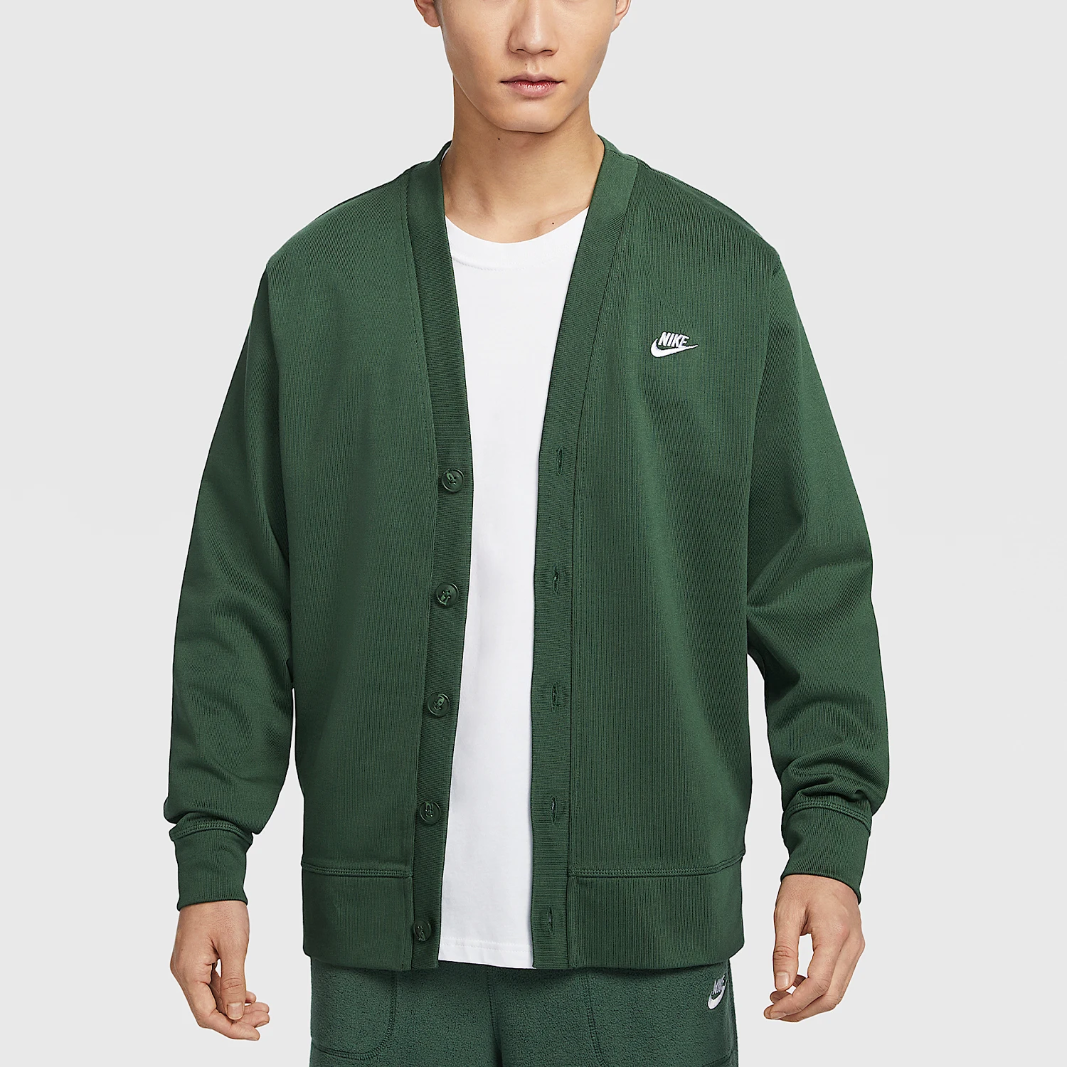 

Оригинальная осенняя мужская трикотажная повседневная куртка Nike FN3899-323