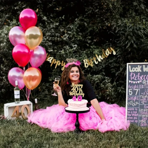 топ 10 украшение на торт на 40-летие - №6