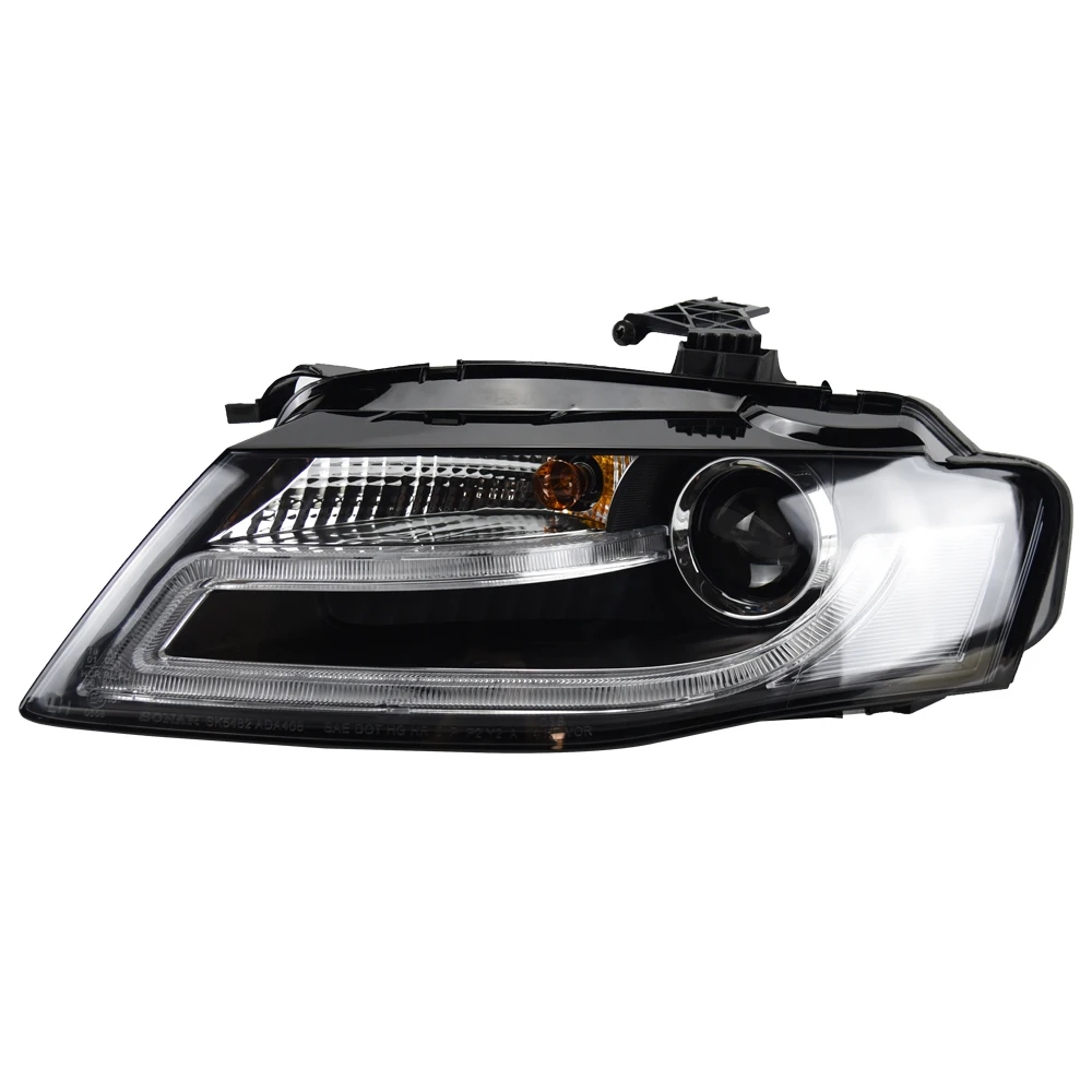 

Upgrade the headligh styling for Audi A4L headlight assembly 2009-2012 modified xenon DRL daytime running lights running wat