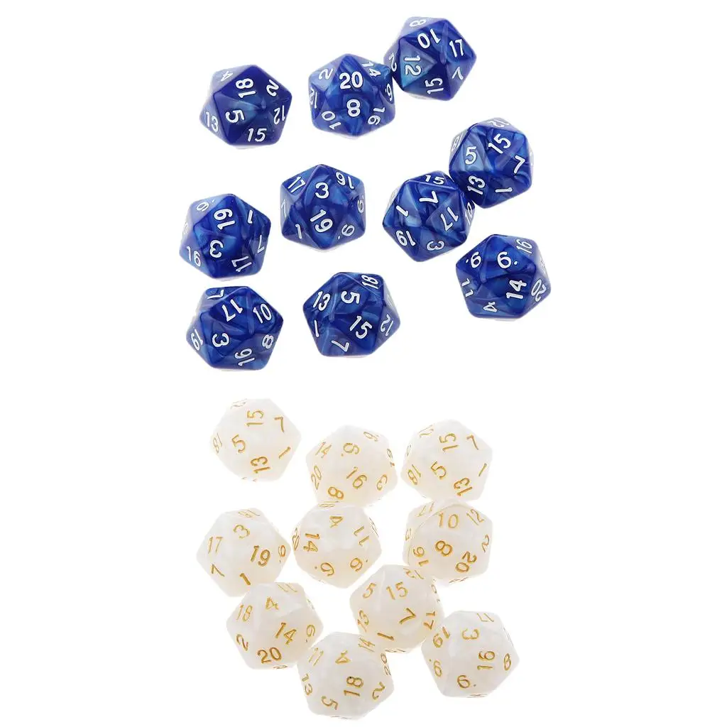 20pcs Educational Geometric - D20 Polyhedral - New Teaching Sets