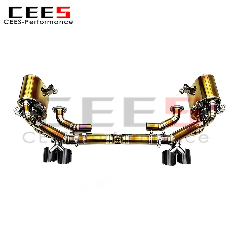 CEES Catback Exhaust with Valve System for PORSCHE 911 997.1/997.2 Carrera 4S 3.6L/3.8L 2004-2012 Exhaust Pipe Muffler