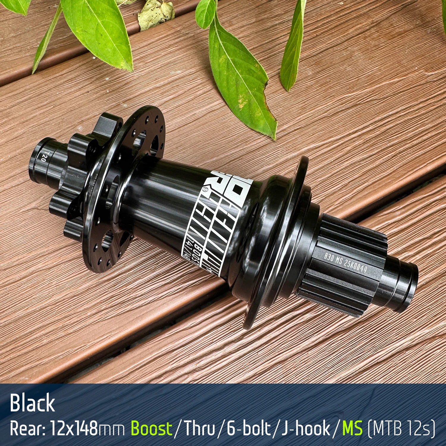 Koozer XM490pro Boost Rear 5x141 QR 12x148mm THRU CR-Mo Steel Axle
