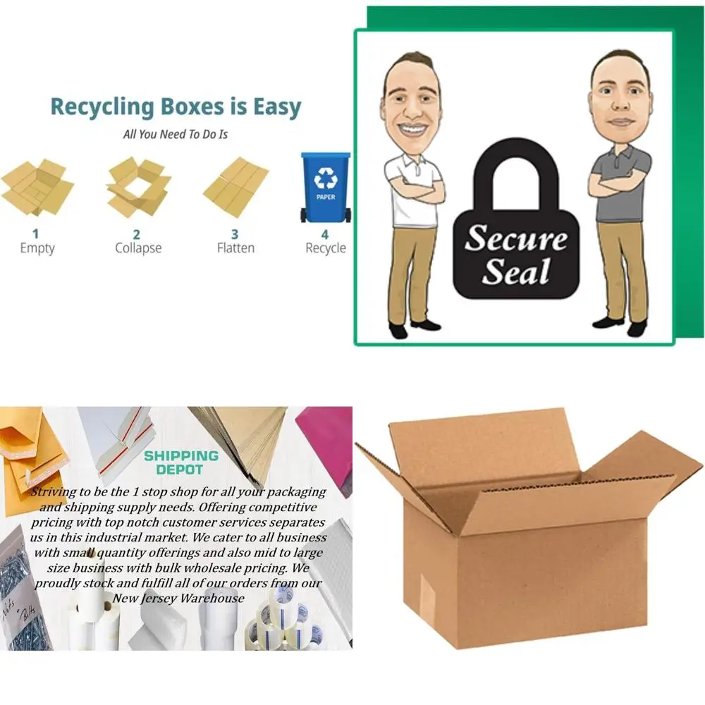 

100-Pack Corrugated Cardboard Boxes, 9x7x5 Inches, Ideal for Shipping, Packing, and Moving