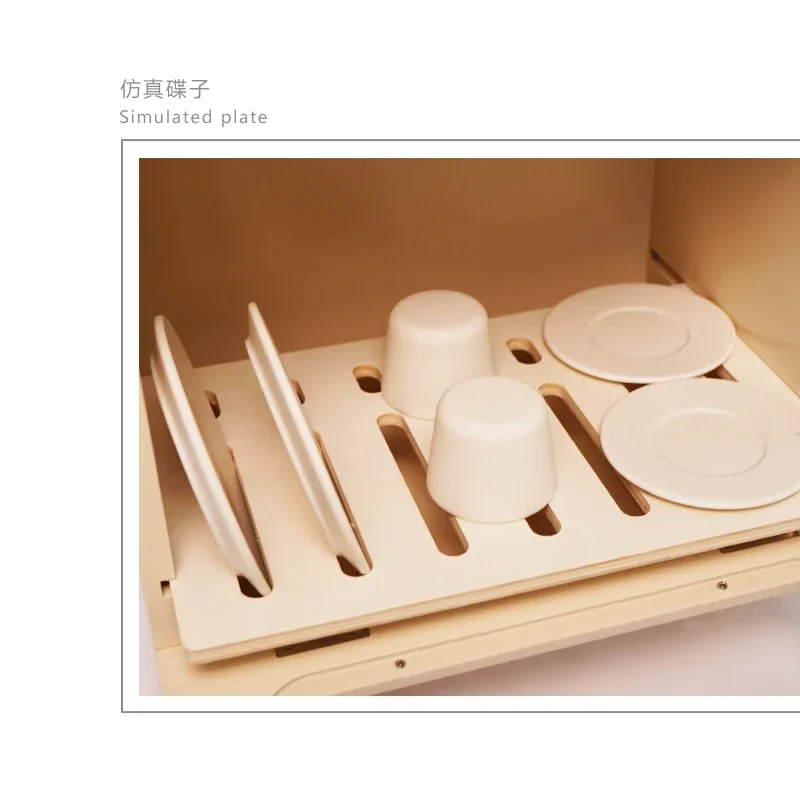 HX-子供用キッチンおもちゃ,洗濯ゲーム,食器洗い機,木製食器洗い機,ふりおもちゃ,子供部屋の装飾,2024