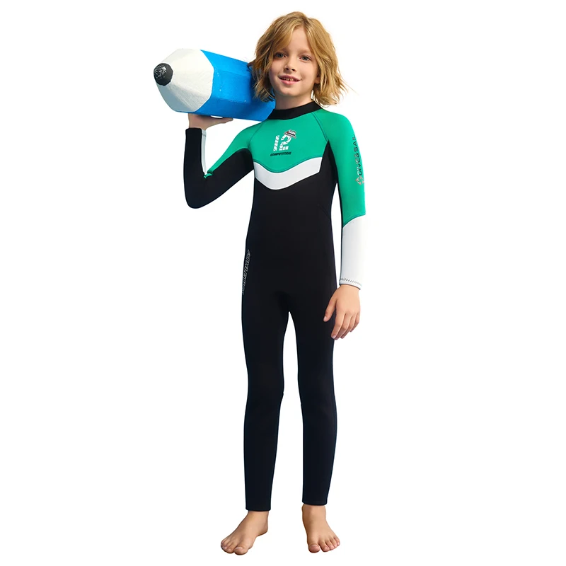 

Children Wetsuit 2.5mm Neoprene Surfing Swimsuit Boys Full Wet Suits in Cold Water for Swimming Diving Boating