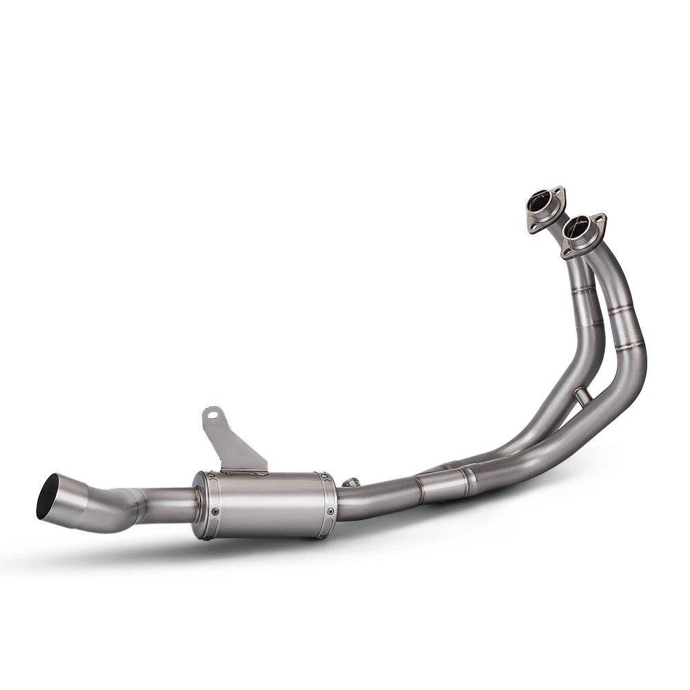 For YAMAHA YZF R7 2021-2024 Motorcycle Exhaust Modify Escape Moto Stainless Slip on Tube 51MM Interface Racing Front Link Pipe