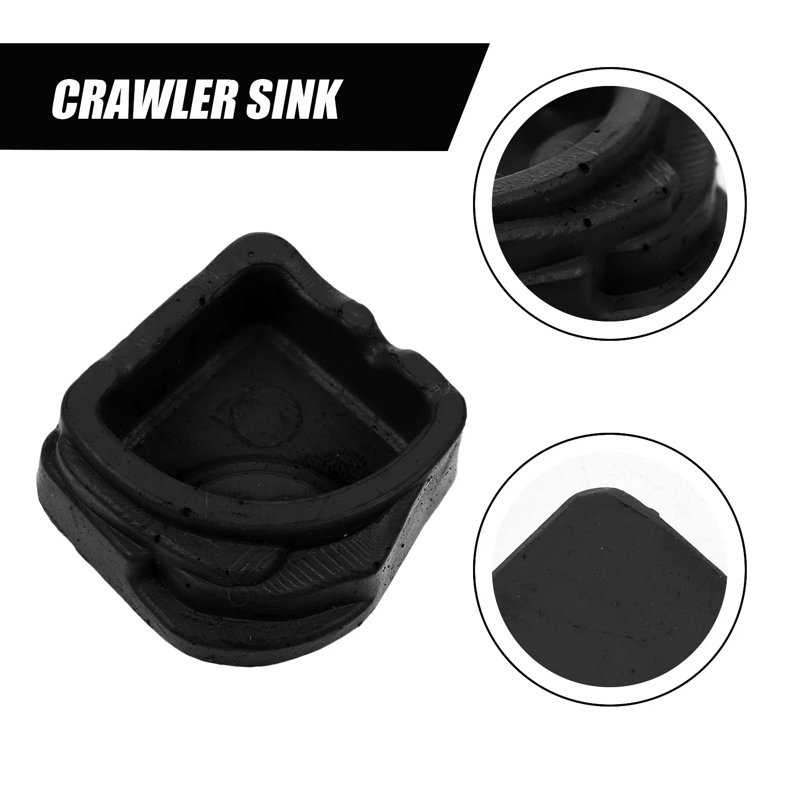 

8Pcs Reptiles Food Basin Ecological Tank Accessories Non Deformable Long Lasting Use Inward Design Water Dish Spiders Basins