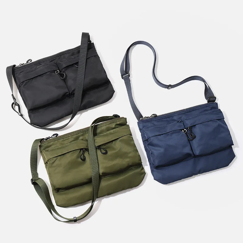 trendy-unisex-water-repellent-nylon-sling-–-compact-crossbody-for-commute-travel-streetwear-utility