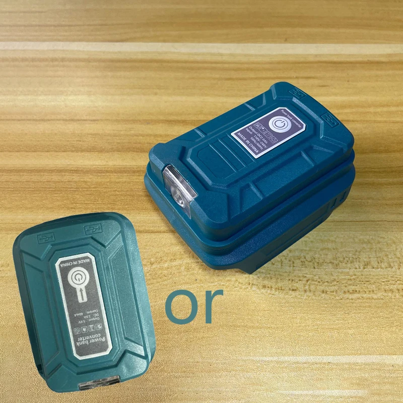 Power Bank Converter MT Socket For Makita 18V With Dual USB Battery Adapter Fast Charging Lithium Battery Tools