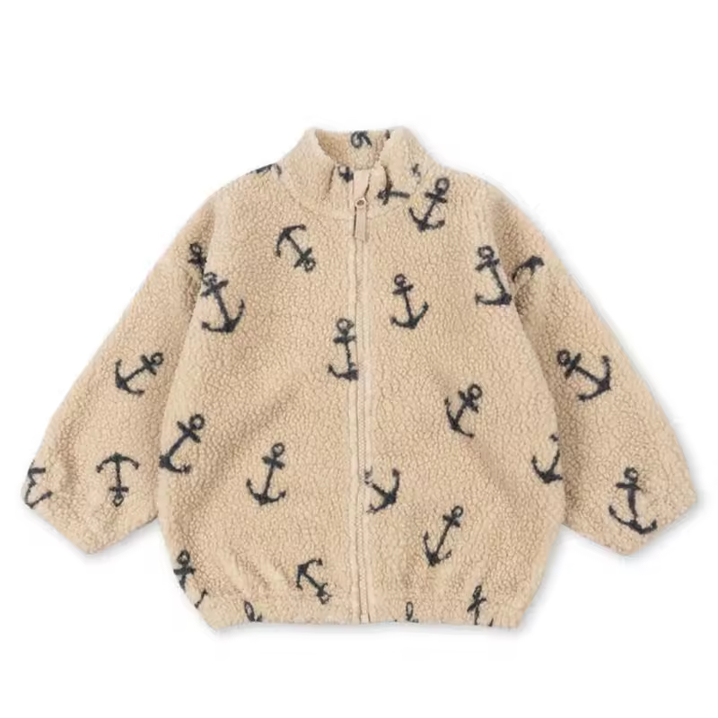 2026 KS Brand Winter Baby Girls Boys Lambswool Cherry Jackets Kids Clothes Boys Sequin Cartoon Outerwear Children's Coats 1-9Yrs - Image 7