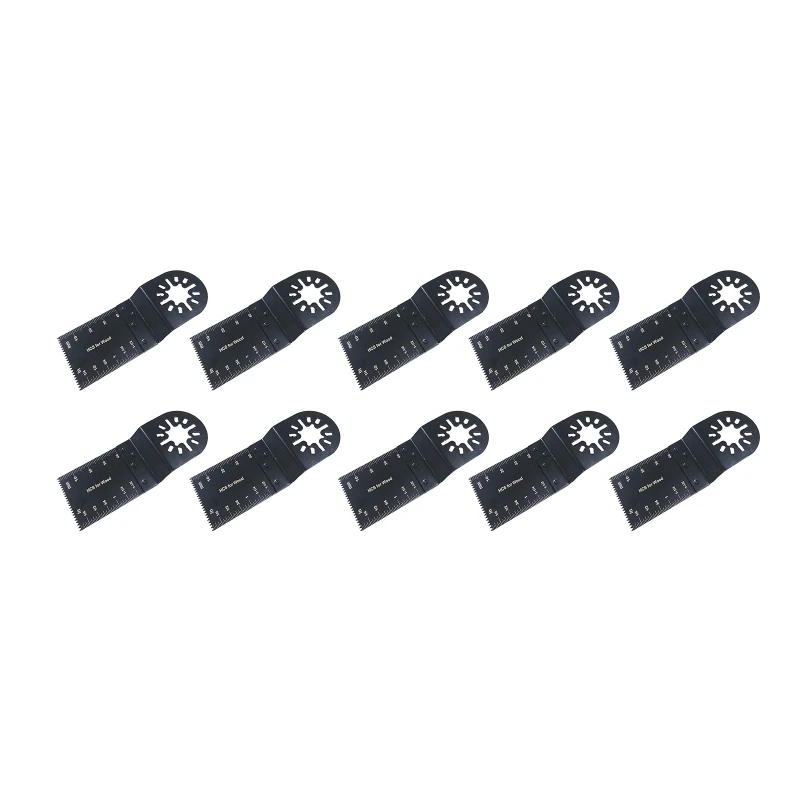 10pcs Multiple Tool Precisions Cut Oscillating Sawblades Multifunction Multifunction Tool Vane for Hardwood & Laminates