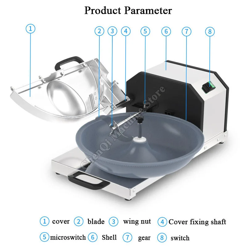 Picadora de verduras multifuncional, picadora de Chile, cebolla, coentro, jengibre, ajo, Baozi, relleno de bola de masa, cortador de verduras picadas