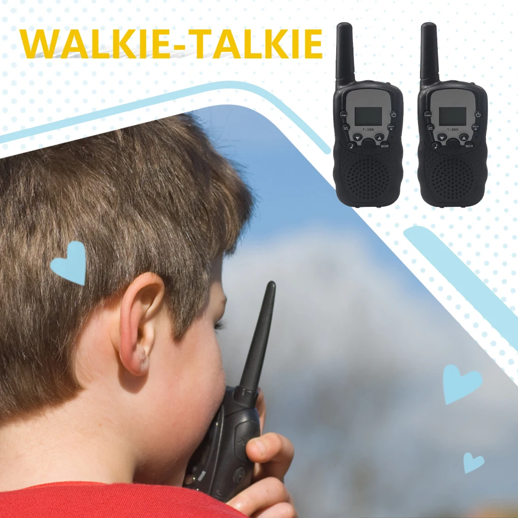 2X Radio Receiver Walkie Talkie Kid Toy Fine Workmanship Multifunctional