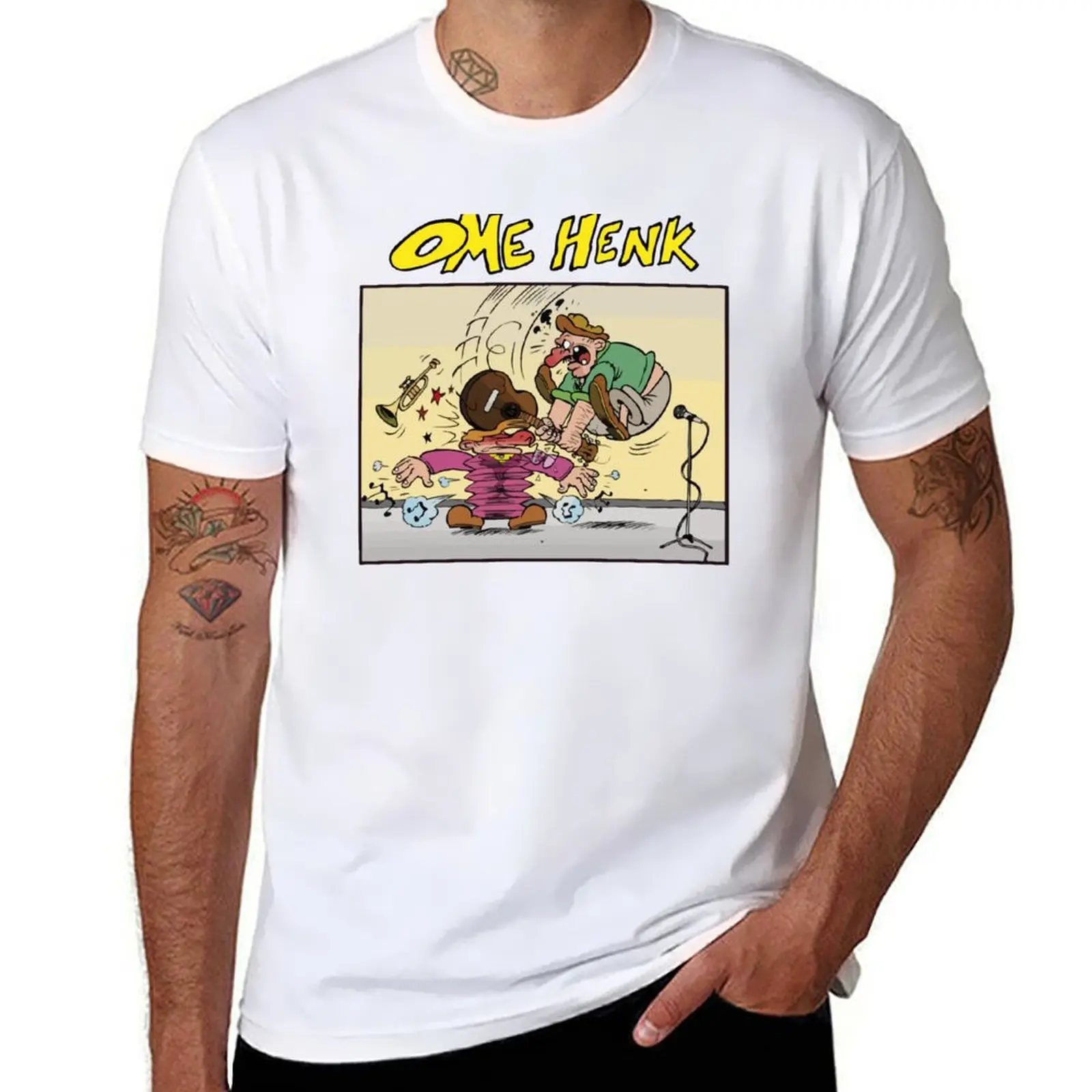 Ome Henk on Stage T-shirt graphics customs design your own heavyweights fitted t shirts for men