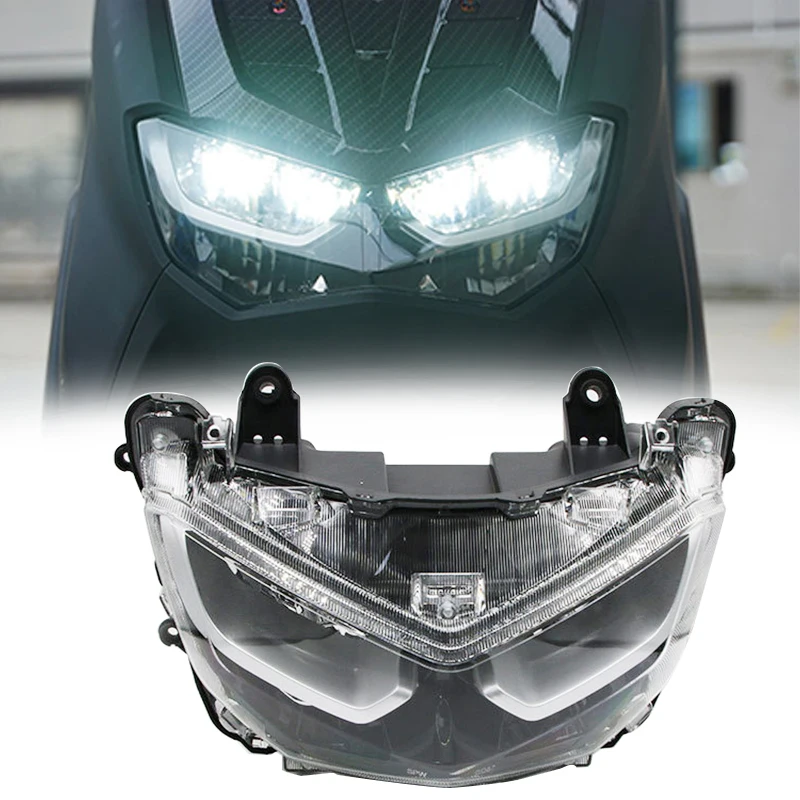 NMAX-155 2021 2022 LED Headlight Headlamp Assembly Front Twin Head Light Lamp For Yamaha NMAX155 N-MAX155 N-MAX NMAX 155