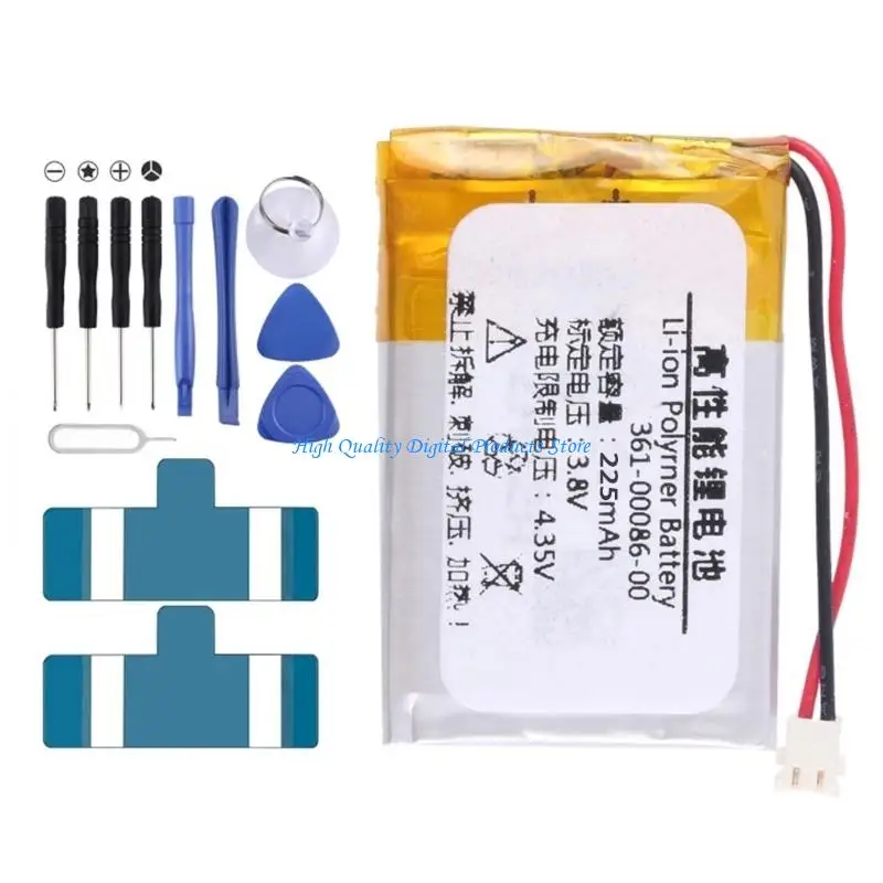 

U2JE High Capacity 225mah 361-00086-00 Intelligent Watch Battery Replacement for 220 225 230 235 235J 620 630 735XT Accessori