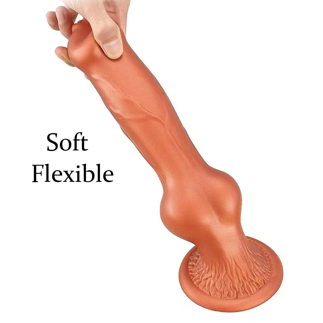 Dog Dildo Soft Penis Anal Plug Silicone Big Butt Plug Anus Expansion Sex Toys Prostate Massager Vagina Stimulator Sex Product 18