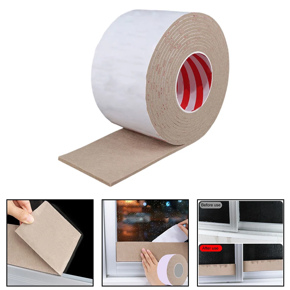 Anti-condensation Absorbent Strip Anti-condensation Felt Strip Brown 8cm X 5 M Storage Holders Racks