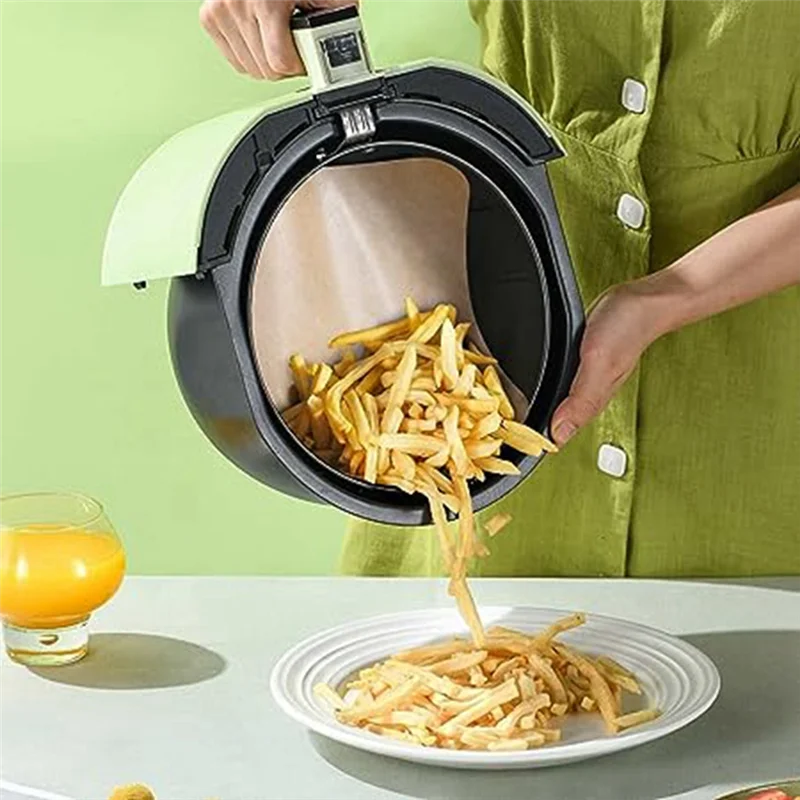 A59E-200 ورقة من ورق المقلاة الهوائية المتاح ورق الخبز بطانة ورقة امتصاص النفط ورقة المنزلية وسادة ورقة الخبز 22X22cm Du