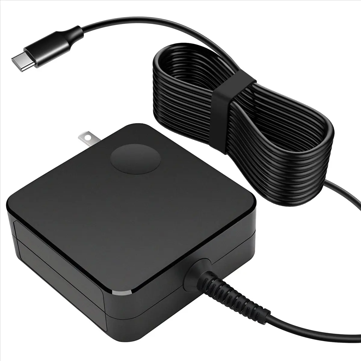 [N82R] Suitable for Square Notebook Portable Power Adapter 65W Type-C Port Pd Fast Charge Computer Charger US Plug