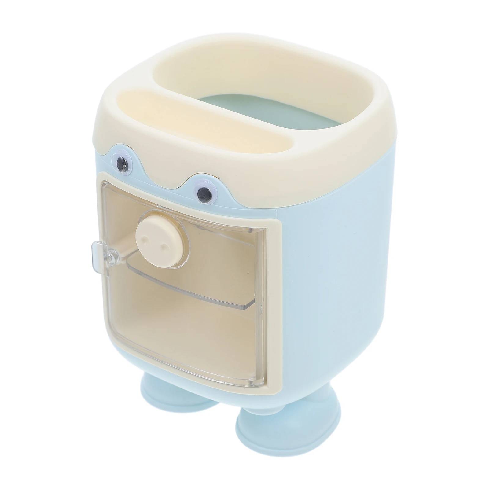 

Cartoon Holder Stationery Box Kawaii Desk Organizer Design Easy Clean Plastic Material Cute Pencil