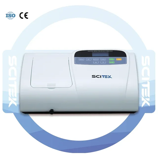 SCITEK Single Beam Ultraviolet-Visible Spectrometers 2.5-inch LCD Uv Vis Spectrophotometer