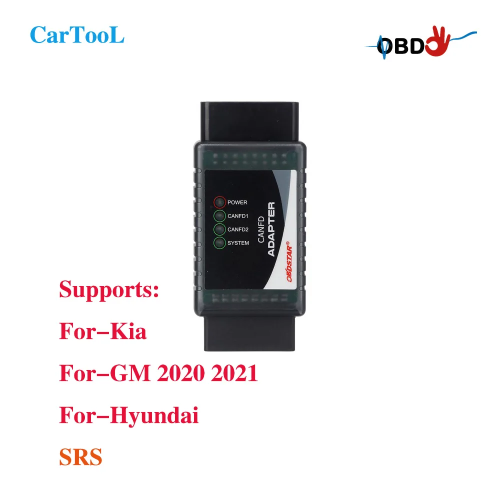 

OBDSTAR CAN FD Adapter for X300 DP Plus/X300 Pro4/ KM/ P50/ DC706 Supports For GM2020-2022 For Hyundai for Kia Toyota SRS Obdok