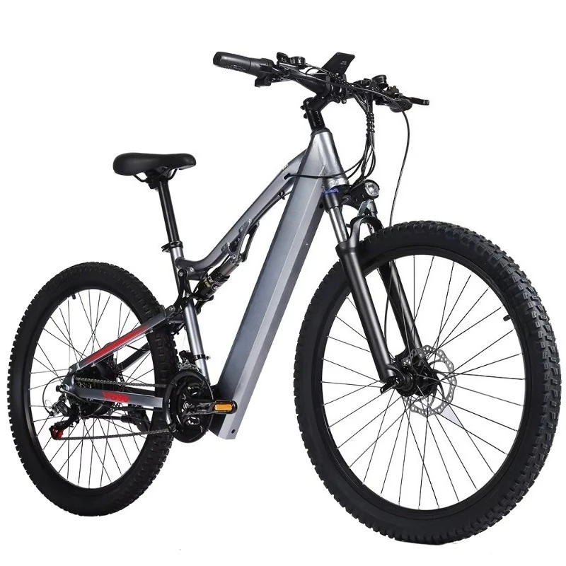 BR RANDRIDE YG90 48V Lithium Battery Brushless Rear Hub Full Suspension Aluminum Alloy Waterproof Off-road Electric Mountain Bik
