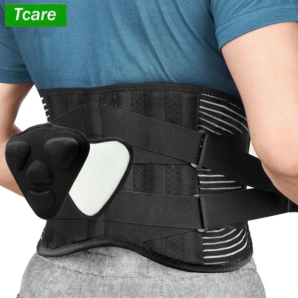 

Ergonomic Back Brace for Lower Back Pain - Relief Sciatica - Lumbar Support Belt with 3D Lumbar Pad for Lifting for Men Women