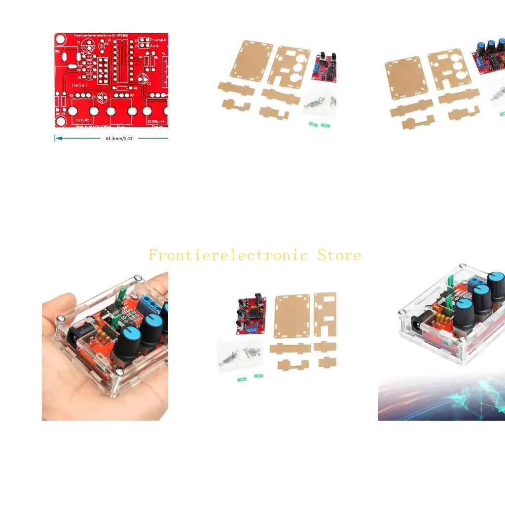 G8DB XR2206 Генератор сигналов DIY 1 Гц-1 МГц Генератор функций Треугольник Квадрат Синус