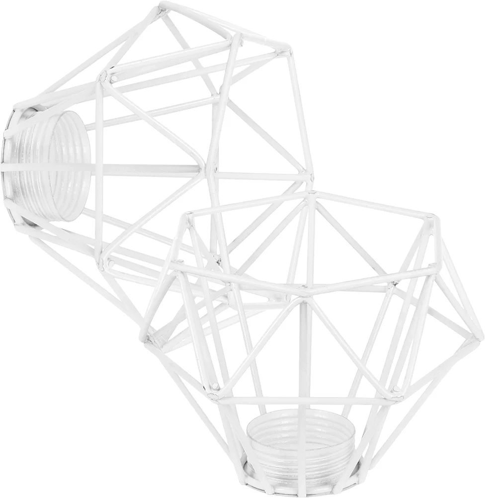 2 Pcs Metal Retro Chandelier Pendant LED Ceiling Fans Light Cover Lampshade for Hanging Decorative Shades Accessories