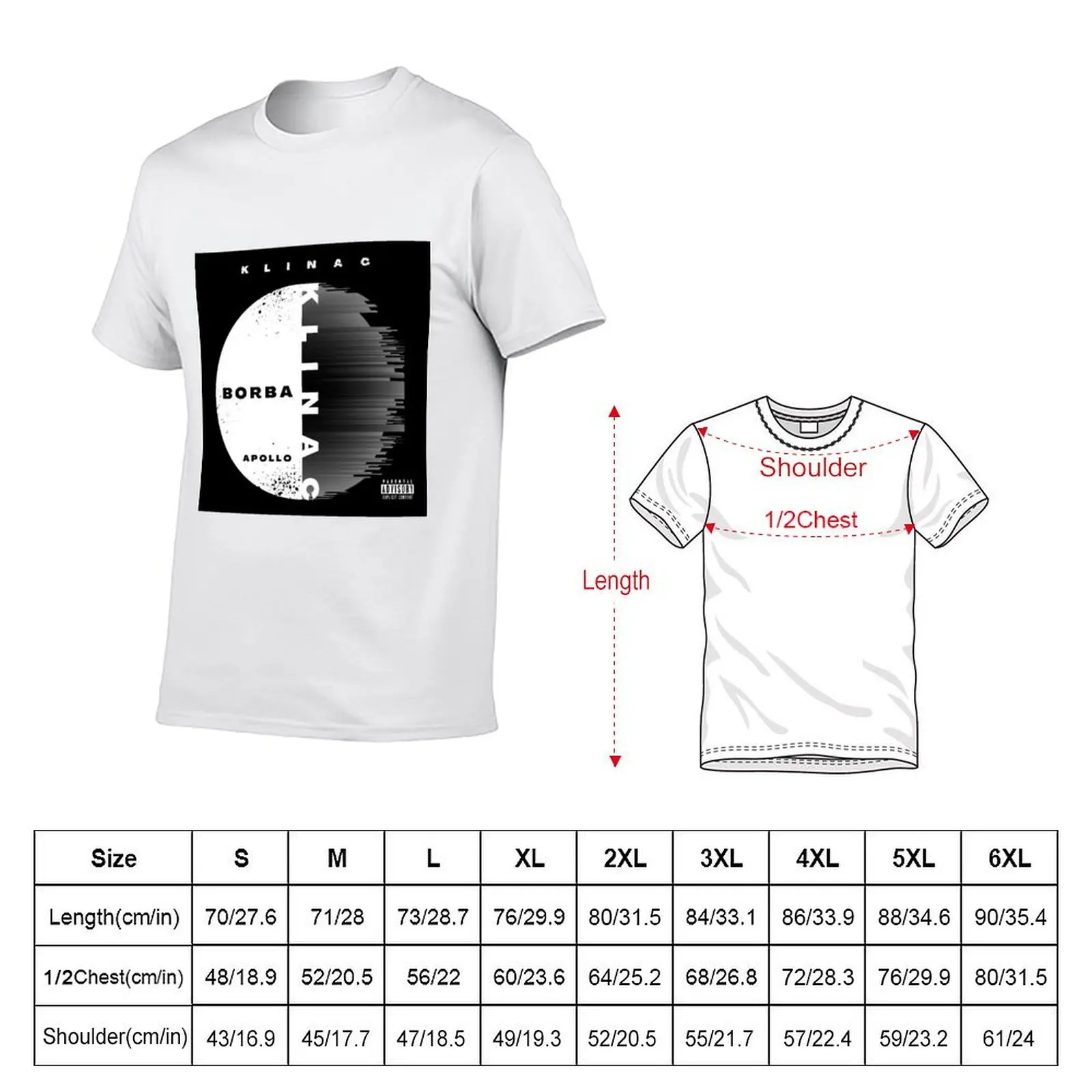 Shredded Black And White Art Rap Album Cover T-Shirt Man t-shirt man t shirt oversized t shirts for men