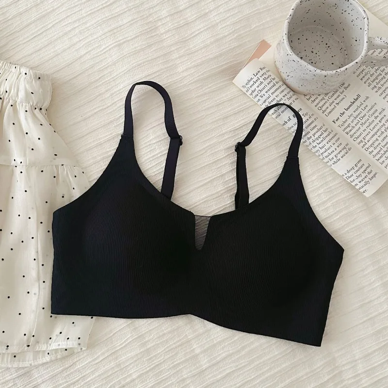 

Comic Style Soutien-Gorge Push Up Invisible Femme Maintien Gel Anti-Affissement Cache Seins Latéraux Petit Poitrine Mode M-2XL