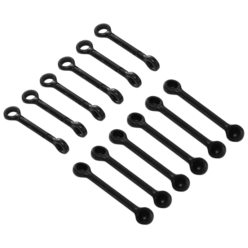 12Pcs C127 Upper and Lower Link Rod for Stealth Hawk Pro C127 Sentry RC Helicopter Airplane Drone Spare Parts