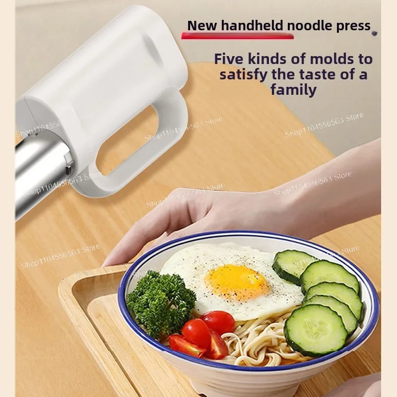 Elektrische Nudelmaschine. Multifunktions-Nudelpresse für den Haushalt. Kleine tragbare vollautomatische tragbare Nudelpresse