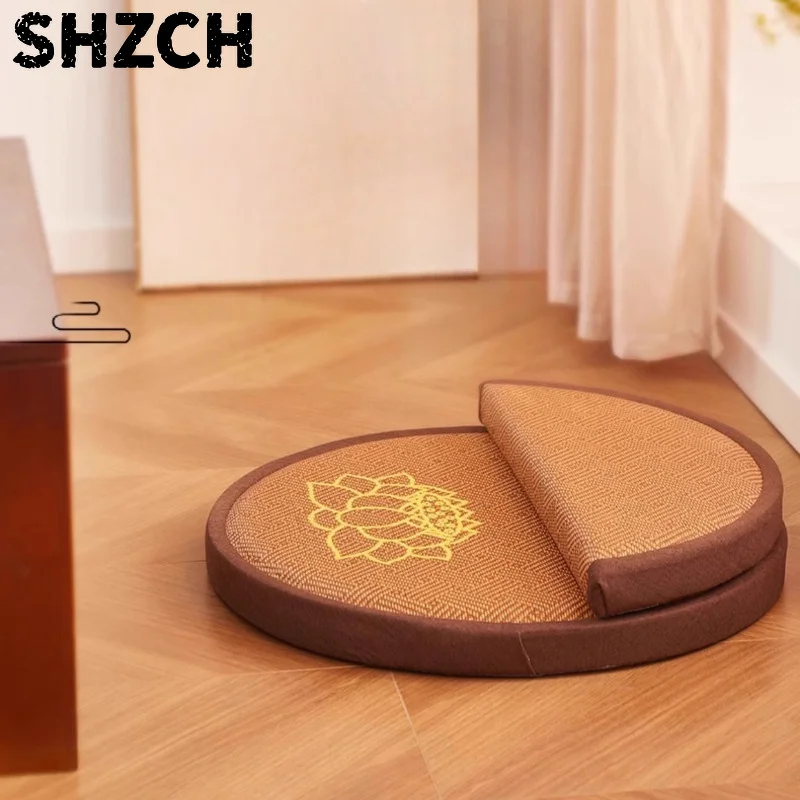 Lotus Lotus Embroidery Meditation Cushion Round Floor Sitting Mat Tatami Style Prayer Mat Buddhist Kneeling Pad Yoga Floor Cushion - Aliexpress Deal