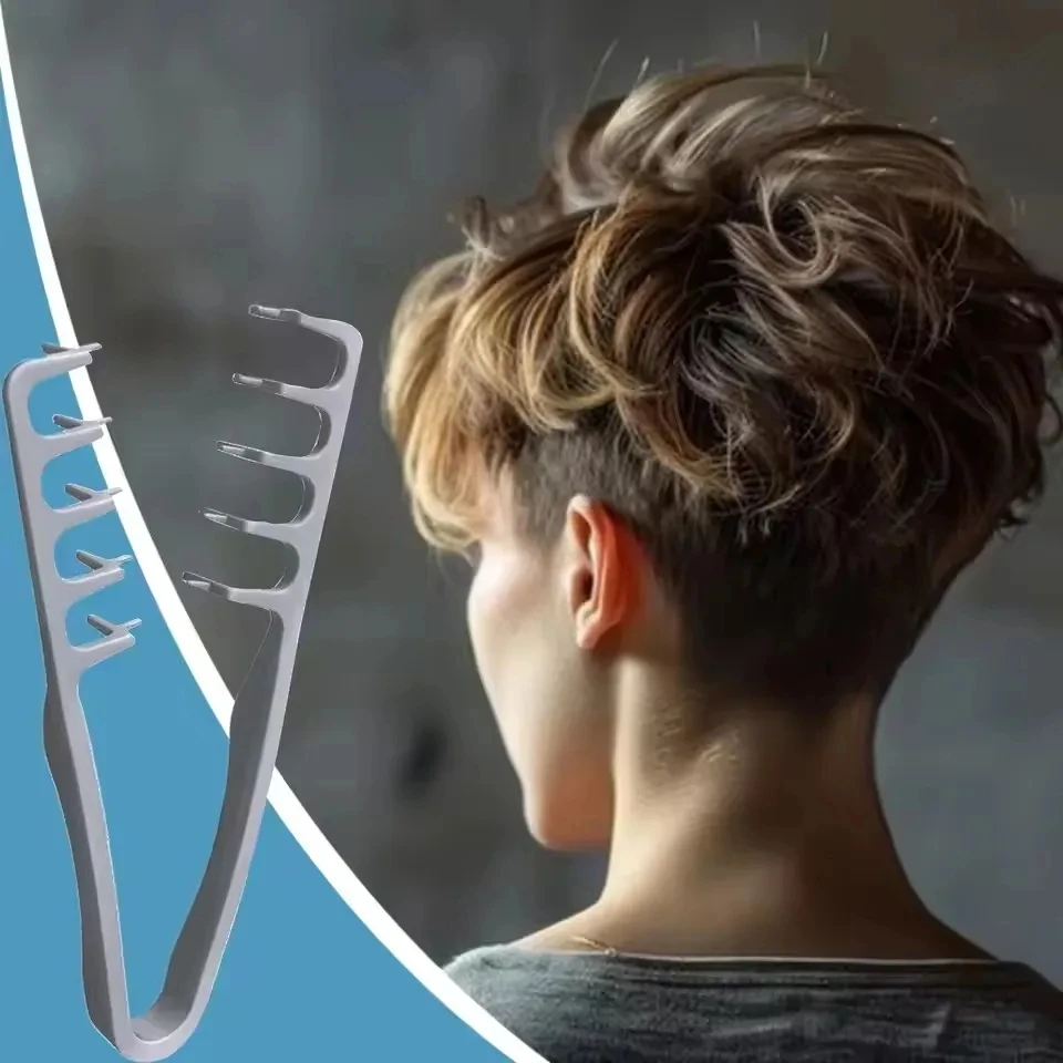 Hair Volumizing Comb ABS Plastic Fluffy Textured Styling Tool for Normal Hair Natural Looking Hair Root Lifting Coverage Comb