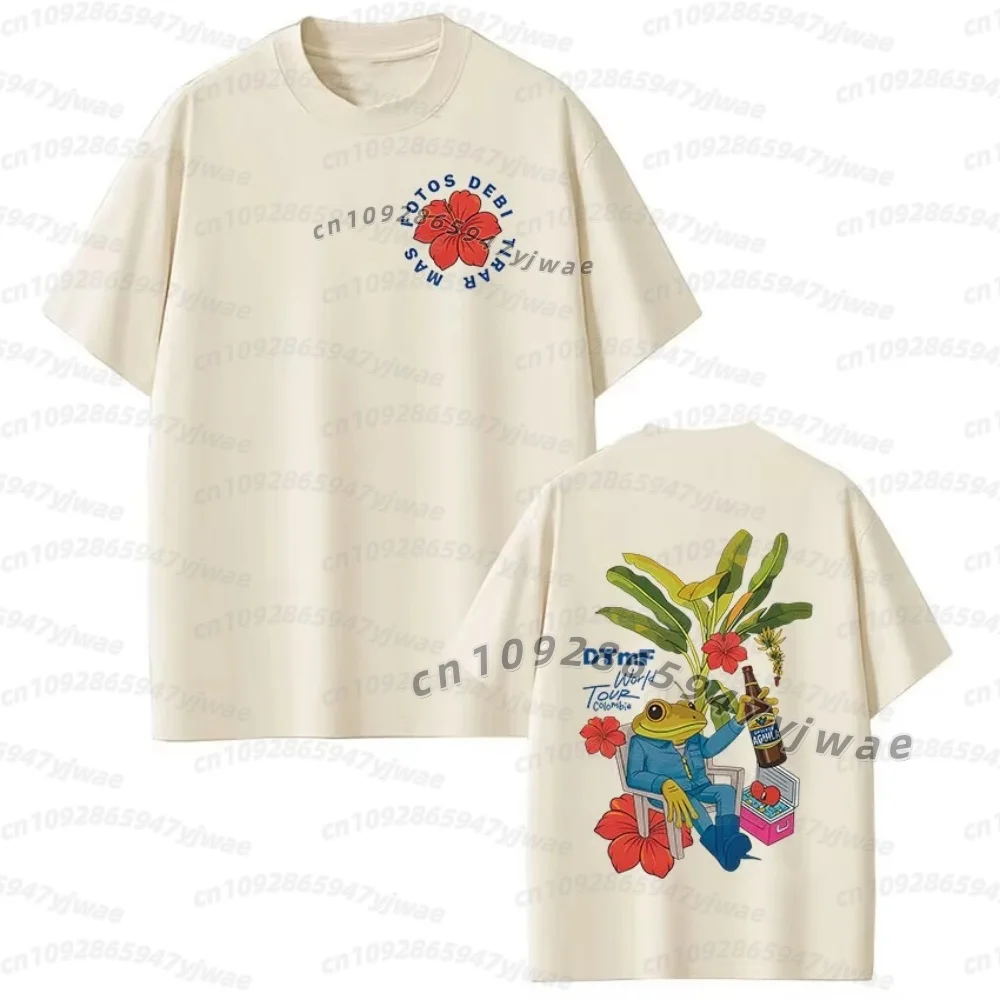 

2026 Men Rapper Bunny T-shirt Debi Tirar Mas Fotos DTMF World Tour T Shirts Men's Women Fashion Vintage WOMEN Hip Hop T-shirts
