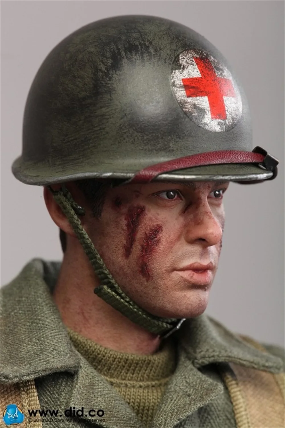 1/6 DID A80126 WWII US New York 77th ทหาร Mini ของเล่นชุด Combat Medic Dixon M1 หัวหมวกนิรภัยสําหรับ 12 นิ้ว Action Figure รวบรวม