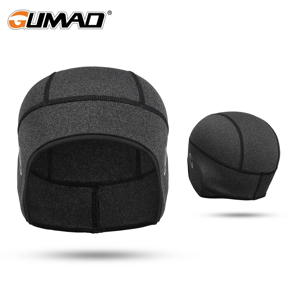 Men Winter Cycling Fleece Hat Bicycle Fitness Running Beanies Warm Ear Cover Skiing Snowboard Windproof Sports Helmet Liner Cap