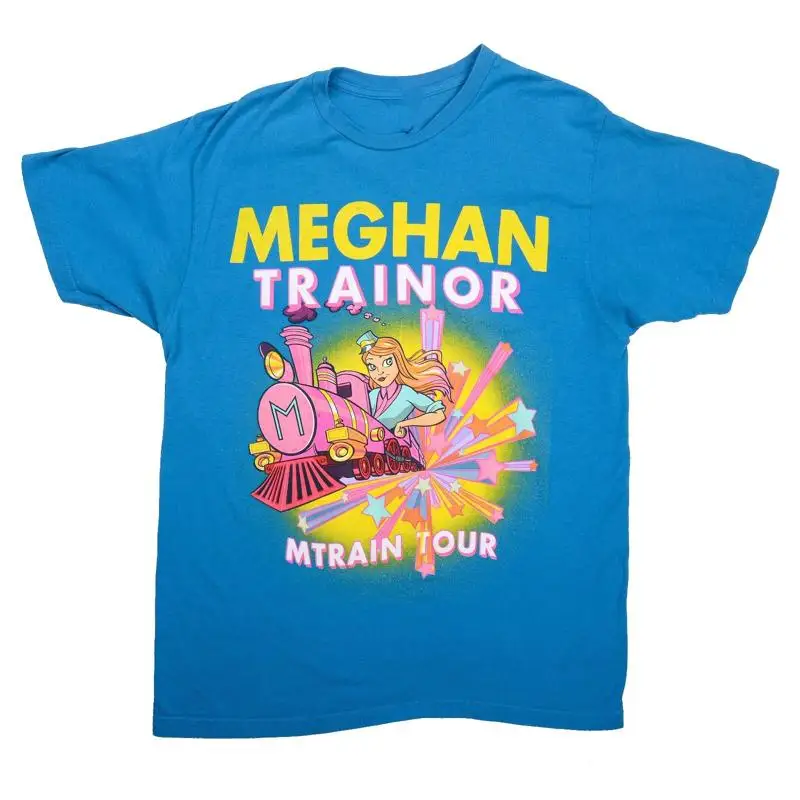 Meghan Trainor M Train Tour Poster 2015 T-Shirt Unisex Size Large *FLAWS* MTrain