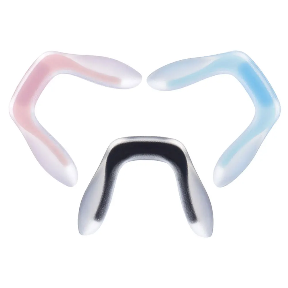 

3Pcs Soft Silicone Eyeglass Nose Pads U Shaped Bridge Replacement Anti Slip Nose Support for Children's Glasses