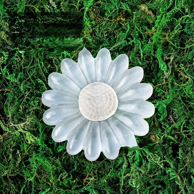 Natural Nitrite Gypsum Stone Sunflower Carvings Fengshui Healing Energy Stone Home Desktop Decoration Crafts Ornaments